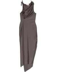Coperni - Flower-Appliqué Midi Dress - Lyst