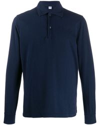 Aspesi - Long-sleeved Cotton Polo-shirt - Lyst