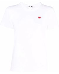 COMME DES GARÇONS PLAY - Logo T-shirt - Lyst