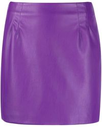 Farfetch Damen Kleidung Röcke Miniröcke Faux-leather miniskirt 