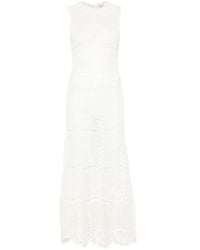 Erdem - Crochet-Knit Flared Dress - Lyst