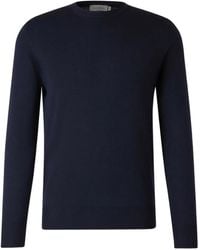 Canali - Round-Neck Long-Sleeve Sweater - Lyst