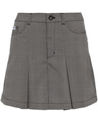 Chocoolate - Falda corta a cuadros - Lyst