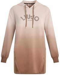Liu Jo - Rhinestone-Embellished Hoodie - Lyst
