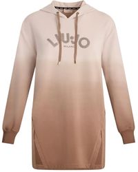 Liu Jo - Rhinestone-Embellished Hoodie - Lyst