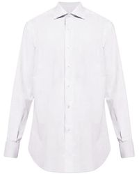 Brioni - Chemise À Boutonnière Sur Le Devant - Lyst