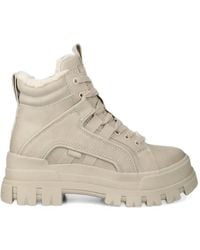 Buffalo - Aspha Nc Faux-Shearling Platform Ankle Boots - Lyst
