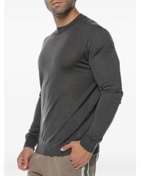 Emporio Armani - Fine-Knit Wool Sweater - Lyst