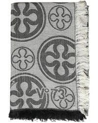 V73 - Logo-Intarsia Scarf - Lyst