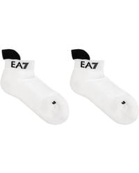EA7 - Calcetines Con Logo Estampado - Lyst