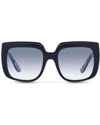 Dolce & Gabbana - Oversized Square-Frame Sunglasses - Lyst