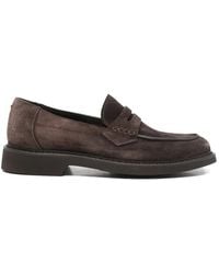 Canali - Penny-Strap Loafers - Lyst