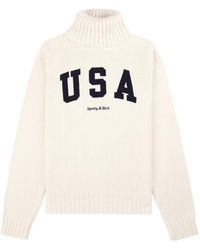 Sporty & Rich - Roll-Neck Sweater - Lyst