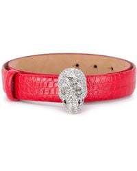 Philipp Plein - Skull Plaque Belt - Lyst