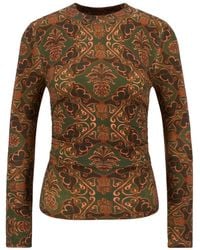 FARM Rio - Luana Top Met Patroon En Lange Mouwen - Lyst