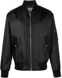 Versace Jeans Couture - Barocco-Print Bomber Jacket - Lyst