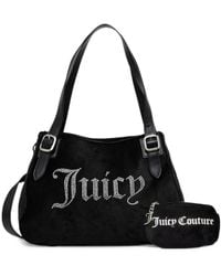 Juicy Couture - Kimberly Crystal-Embellished Velvet Tote Bag - Lyst