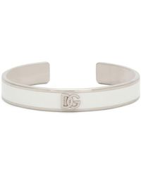 Dolce & Gabbana - Logo-plaque Cuff Bracelet - Lyst