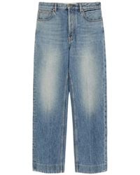 Valentino Garavani - Faded-Effect Jeans - Lyst