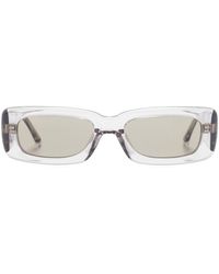 The Attico - X Linda Farrow Marfa Rectangle-frame Sunglasses - Lyst