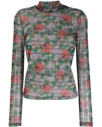 Henrik Vibskov - T-Shirt Girocollo Con Stampa - Lyst