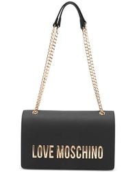Love Moschino - Chain Logo-Detail Shoulder Bag - Lyst