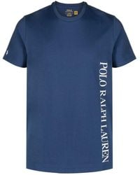 Polo Ralph Lauren - T-shirt en coton mélangé à logo imprimé - Lyst