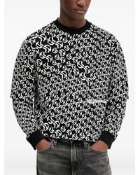 Karl Lagerfeld - Sweatshirt mit Logo-Print - Lyst