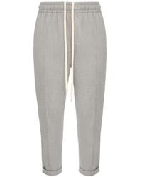 Hamza - Pantalon À Lien De Resserrage - Lyst