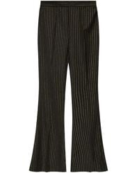 Gestuz - Pinstriped Flared Trousers - Lyst