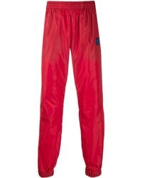 Off-White c/o Virgil Abloh - Logo Trim Track Trousers - Lyst