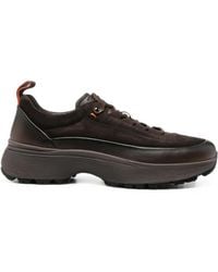 Santoni - Easy Bounce Mountain Panelled Sneakers - Lyst