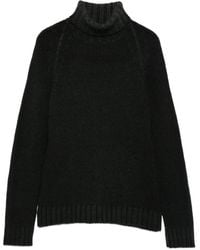 Base London - Turtleneck Ribbed Sweater - Lyst