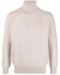 Lardini - Ribbed Roll-Neck Jumper - Lyst