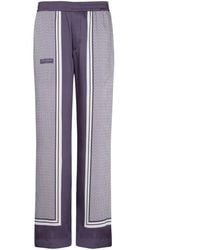Balmain - Straight-Leg-Hose Mit Print - Lyst