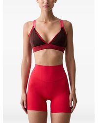 P.E Nation - Strappy Colour-Block Sports Bra - Lyst