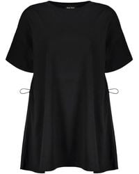 Herno - Drawstring-Waist T-Shirt - Lyst