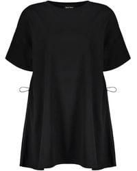 Herno - T-Shirt Mit Kordelzug - Lyst