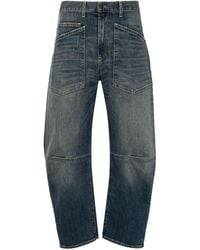 Nili Lotan - Shon High-Rise Tapered Jeans - Lyst