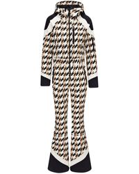 Perfect Moment - Allos Houndstooth Ski Suit - Lyst