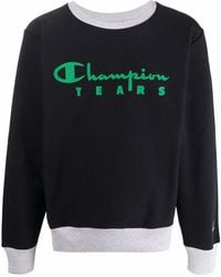 Champion - Sweater Met Logoprint - Lyst