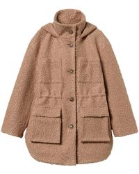 Twinset - Curly-Finish Parka Coat - Lyst
