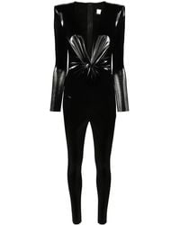 Nissa - V-Neck High-Shine Jumpsuit - Lyst