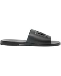 Dolce & Gabbana - Logo-Embossed Sandals - Lyst