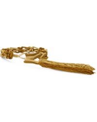 Alberta Ferretti - Tassel-Detail Braided Belt - Lyst