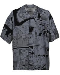PORTER CLASSIC - Disney Aloha Cinderella Print Shirt - Lyst