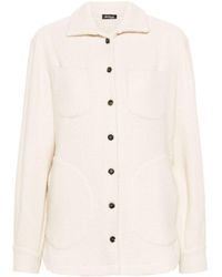 Kiton - Button-up Cashmere-blend Shirt Jacket - Lyst