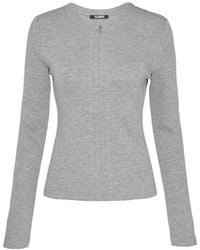 Club21 Collection - Mira Zip-Fastening Long-Sleeve Sweater - Lyst