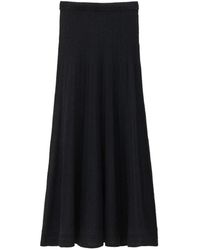 Ba&sh - Doha Pointelle-Knit A-Line Maxi Skirt - Lyst