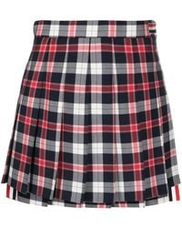 Thom Browne - Falda Corta School Uniform Twill - Lyst